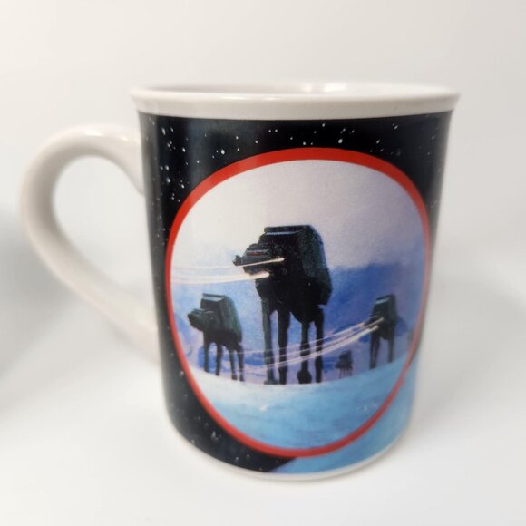 Vintage Star Wars Mugs Hamilton Collection Lucasfilm Ltd 4 Cup Set 1989 - Picture 6 of 8